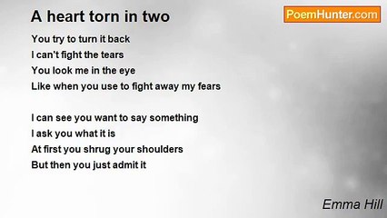 Emma Hill - A heart torn in two
