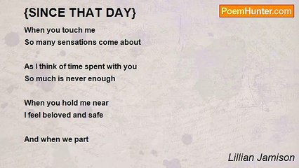 Lillian Jamison - {SINCE THAT DAY}