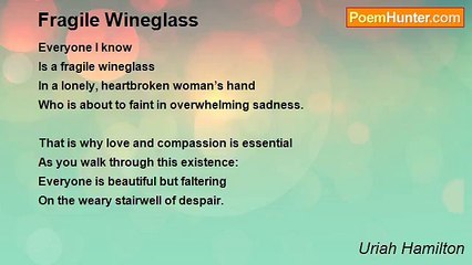 Uriah Hamilton - Fragile Wineglass
