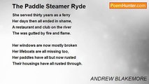 ANDREW BLAKEMORE - The Paddle Steamer Ryde
