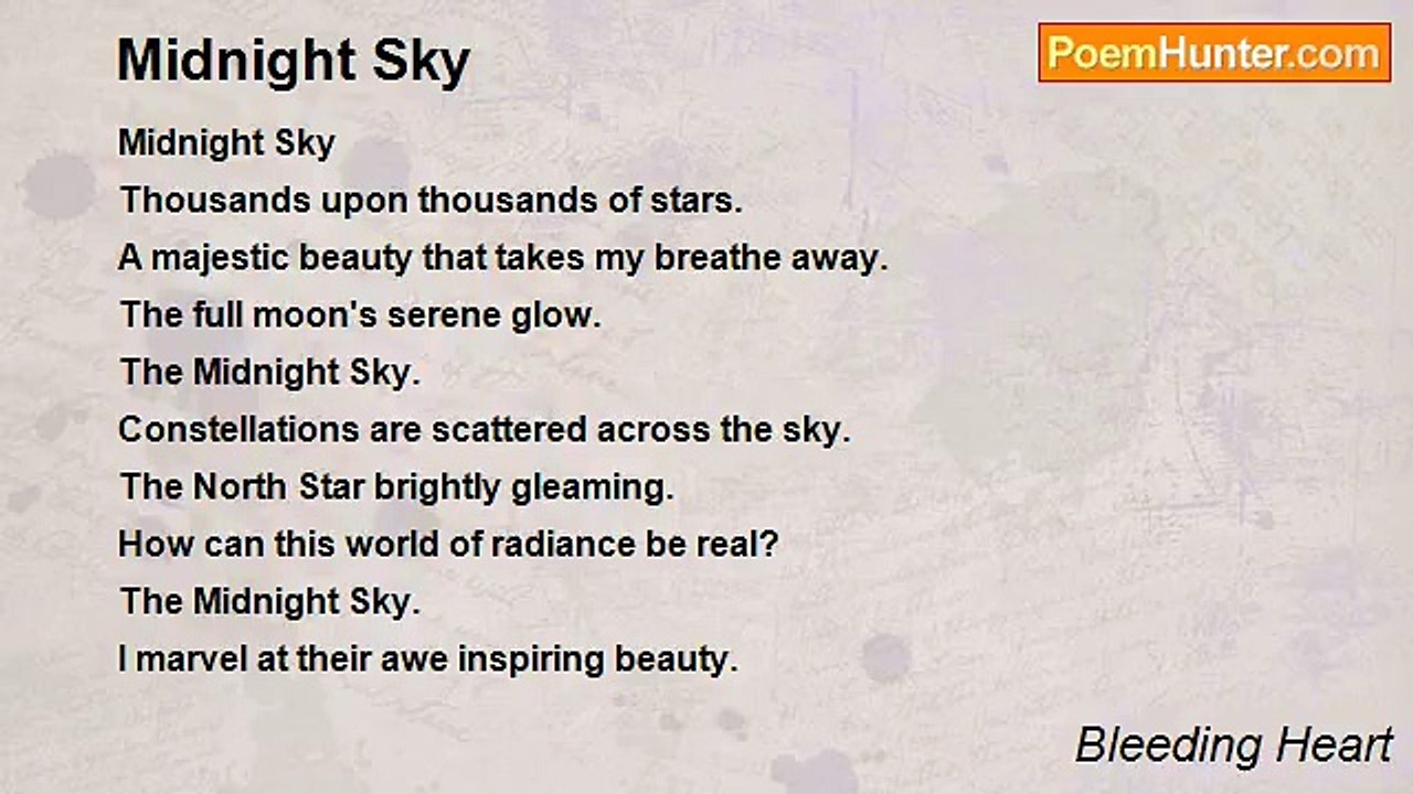 Bleeding Heart - Midnight Sky