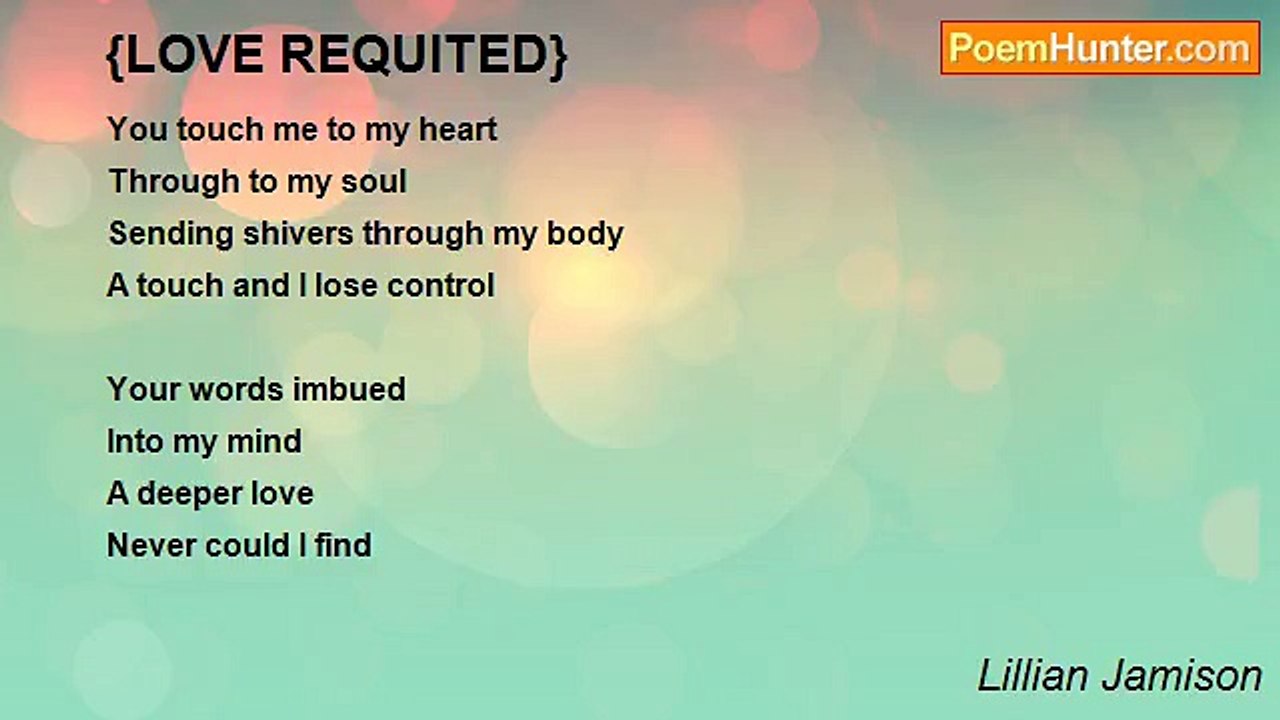 Lillian Jamison - {LOVE REQUITED}