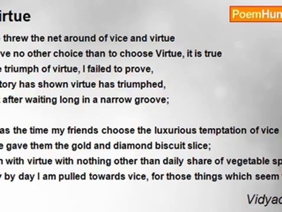 Vidyadhara ... - .Virtue