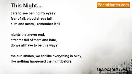 Dislocated Heart - This Night....