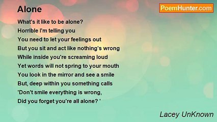 Lacey UnKnown - Alone