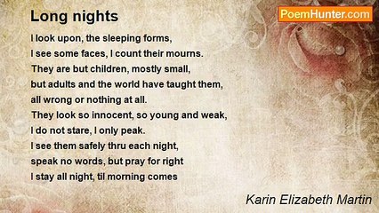 Karin Elizabeth Martin - Long nights