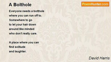 David Harris - A Bolthole