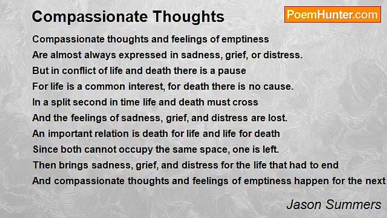 Jason Summers - Compassionate Thoughts
