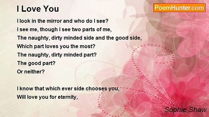 Sophie Shaw - I Love You