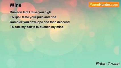Pablo Cruise - Wine