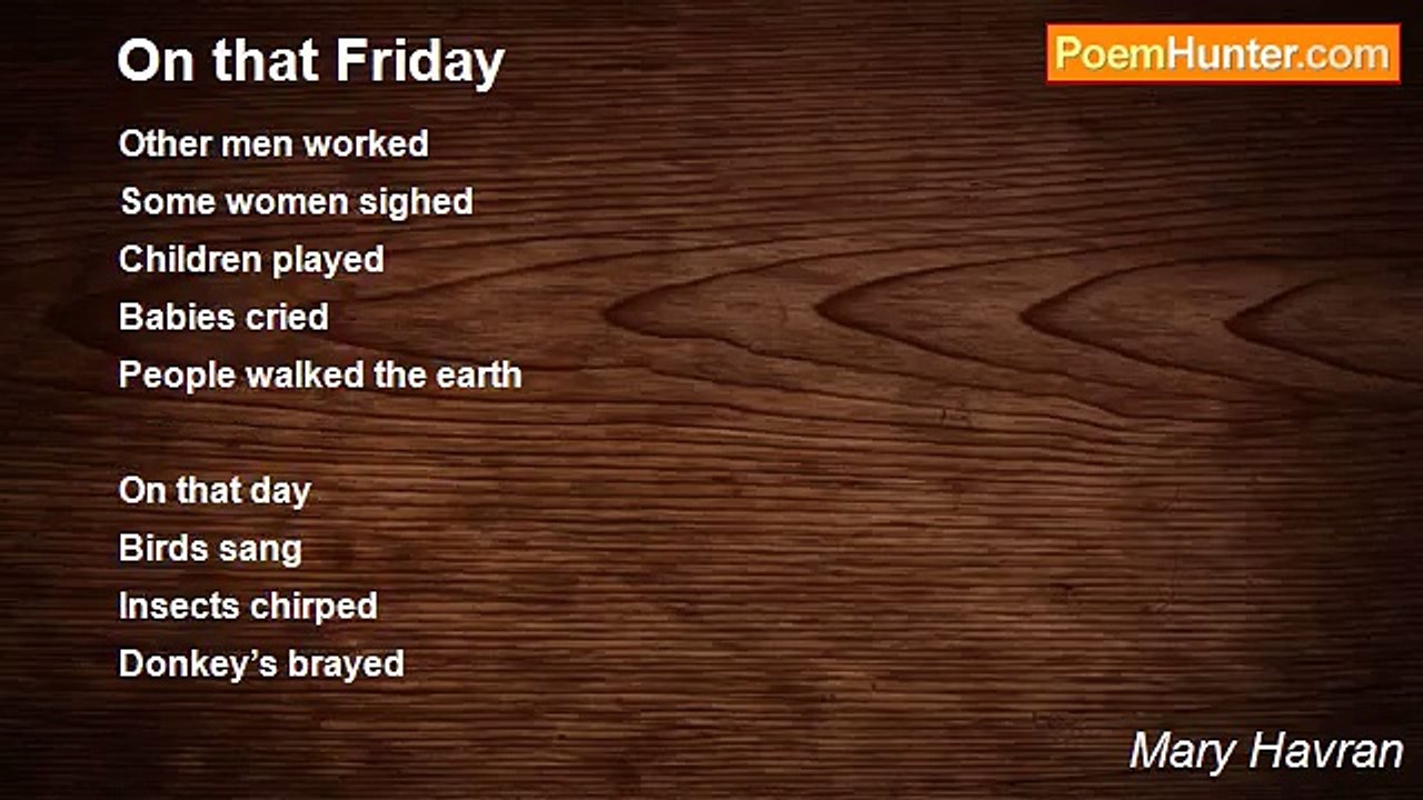 Mary Havran - On that Friday