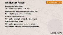 David Harris - An Easter Prayer