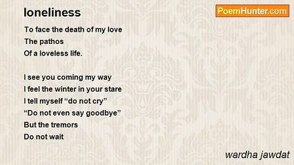 wardha jawdat - loneliness