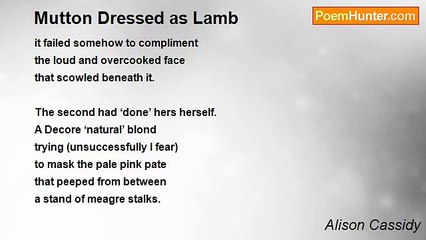 Alison Cassidy - Mutton Dressed as Lamb