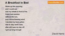 David Harris - A Breakfast In Bed