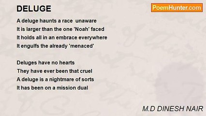 M.D DINESH NAIR - DELUGE