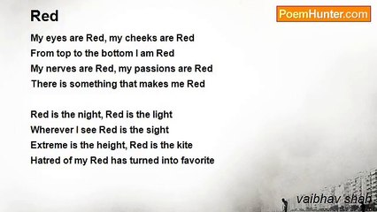 vaibhav shah - Red