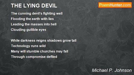 Michael P. Johnson - THE LYING DEVIL