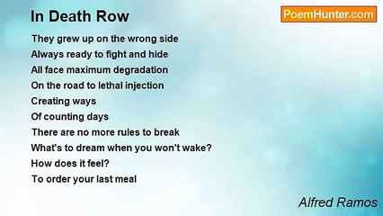 Alfred Ramos - In Death Row
