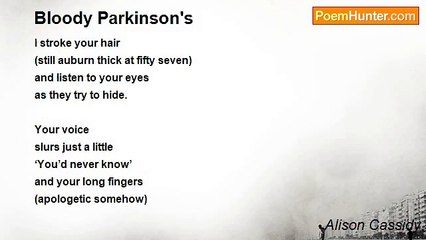 Alison Cassidy - Bloody Parkinson's