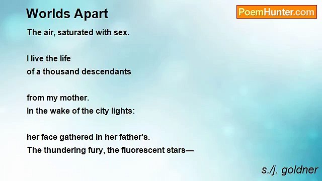 s./j. goldner - Worlds Apart