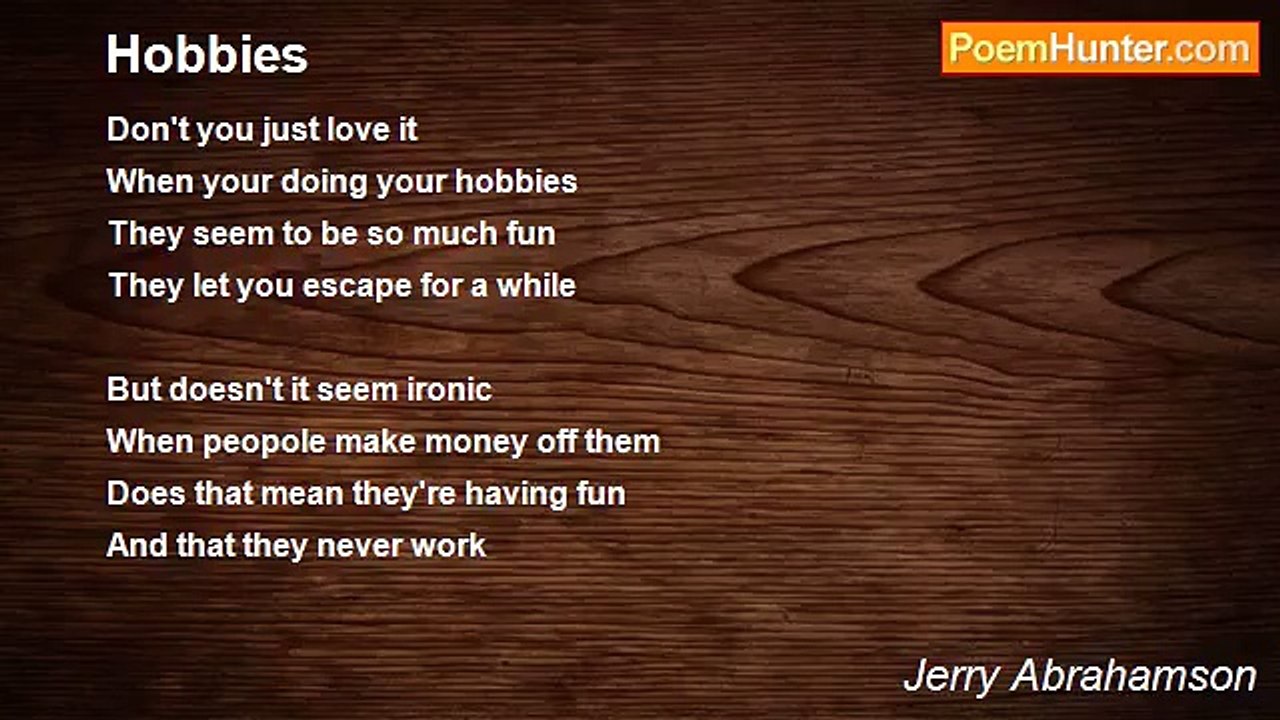 Jerry Abrahamson - Hobbies