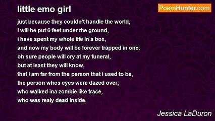 Jessica LaDuron - little emo girl