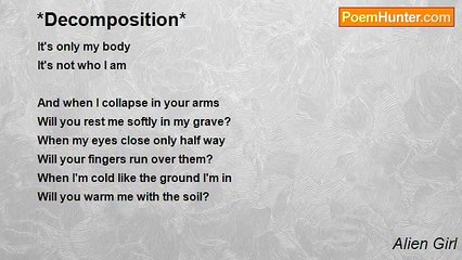 Alien Girl - *Decomposition*
