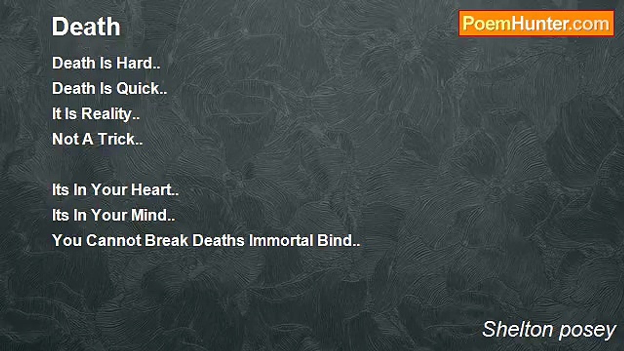 Shelton posey - Death