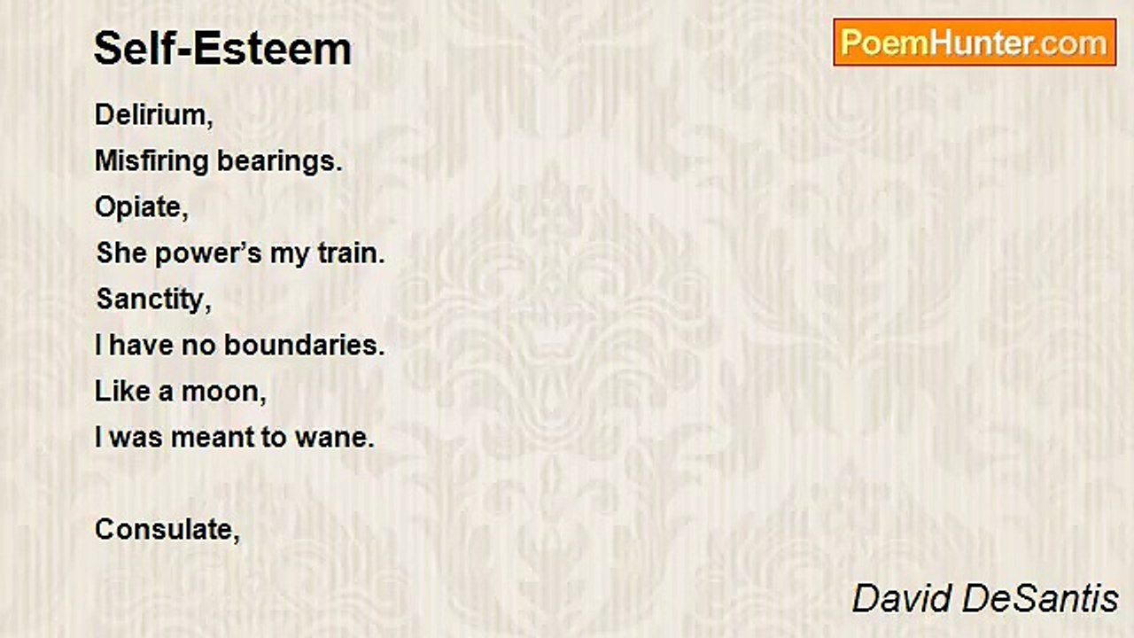 David DeSantis - Self-Esteem