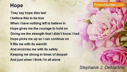 Stephanie J. DeMartino - Hope