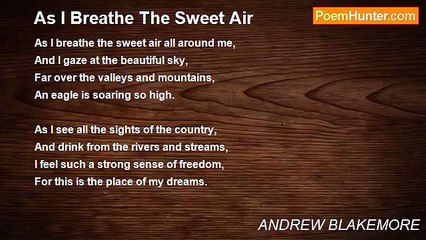 ANDREW BLAKEMORE - As I Breathe The Sweet Air