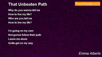 Emma Alberts - That Unbeaten Path