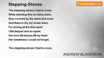 ANDREW BLAKEMORE - Stepping-Stones
