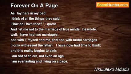Nkululeko Mdudu - Forever On A Page