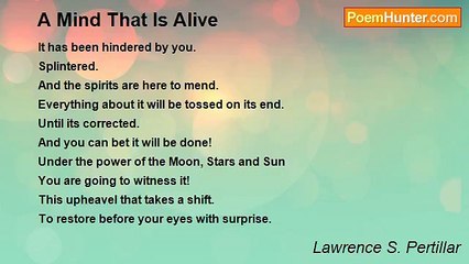 Lawrence S. Pertillar - A Mind That Is Alive