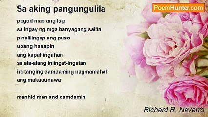 Richard R. Navarro - Sa aking pangungulila
