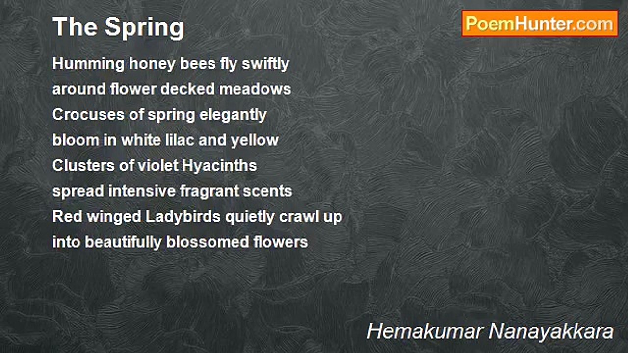 Hemakumar Nanayakkara - The Spring