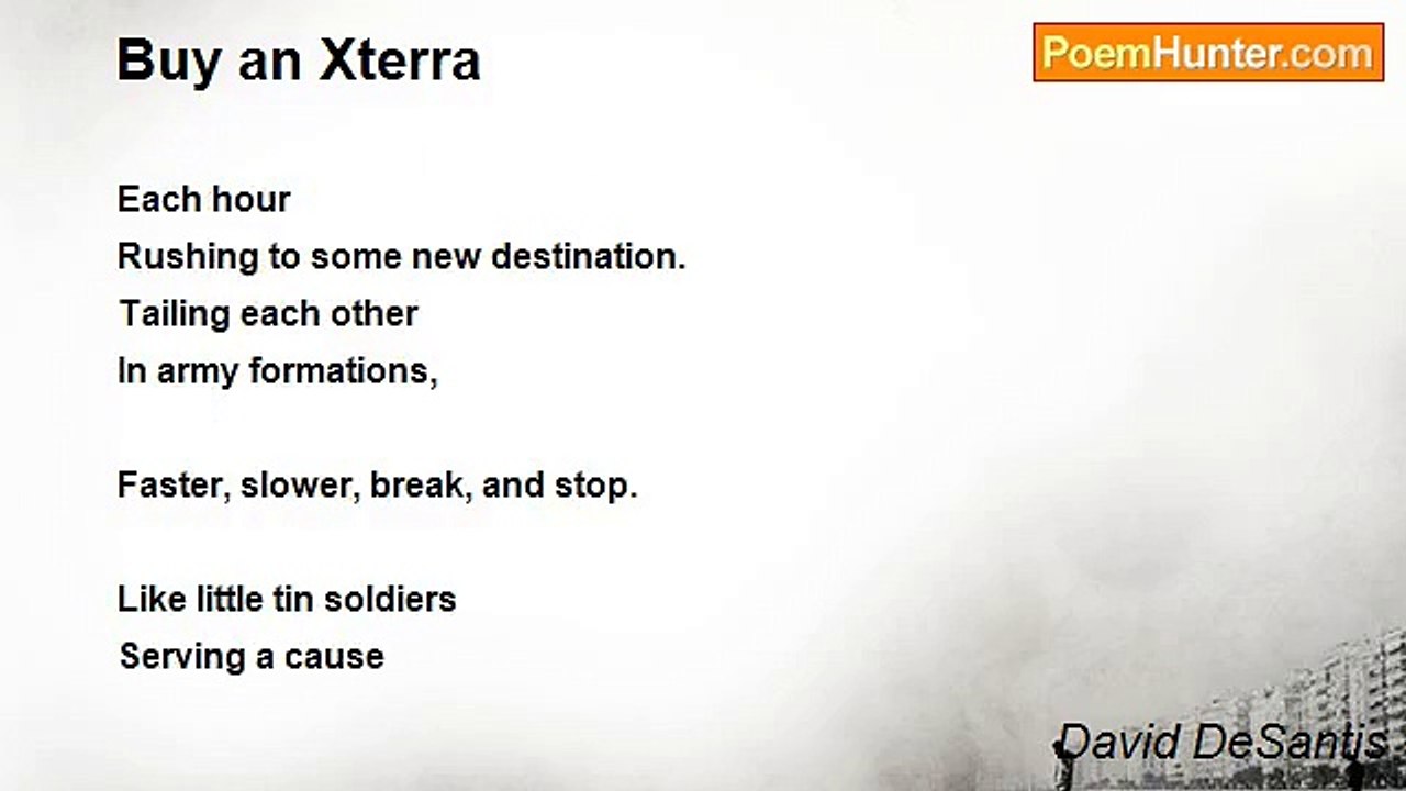 David DeSantis - Buy an Xterra