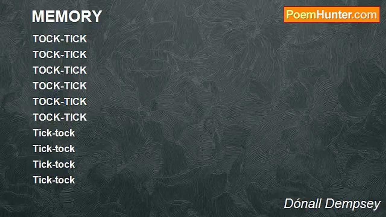Dónall Dempsey - MEMORY