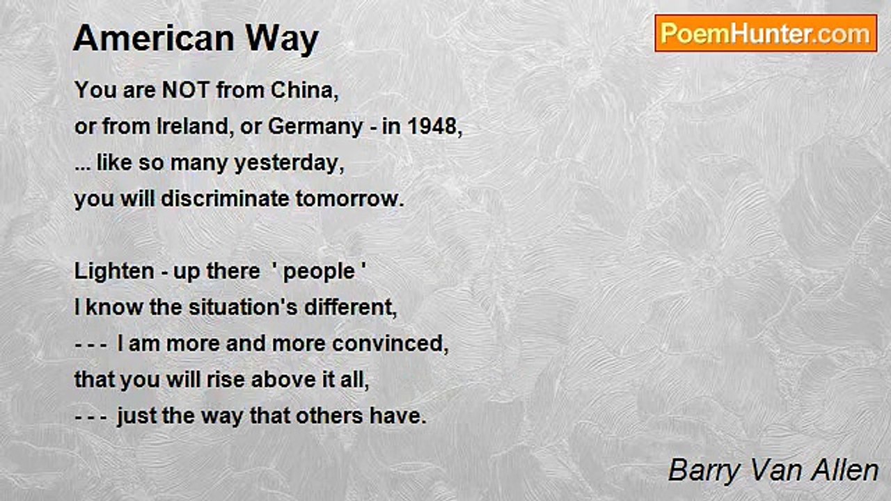 Barry Van Allen - American Way