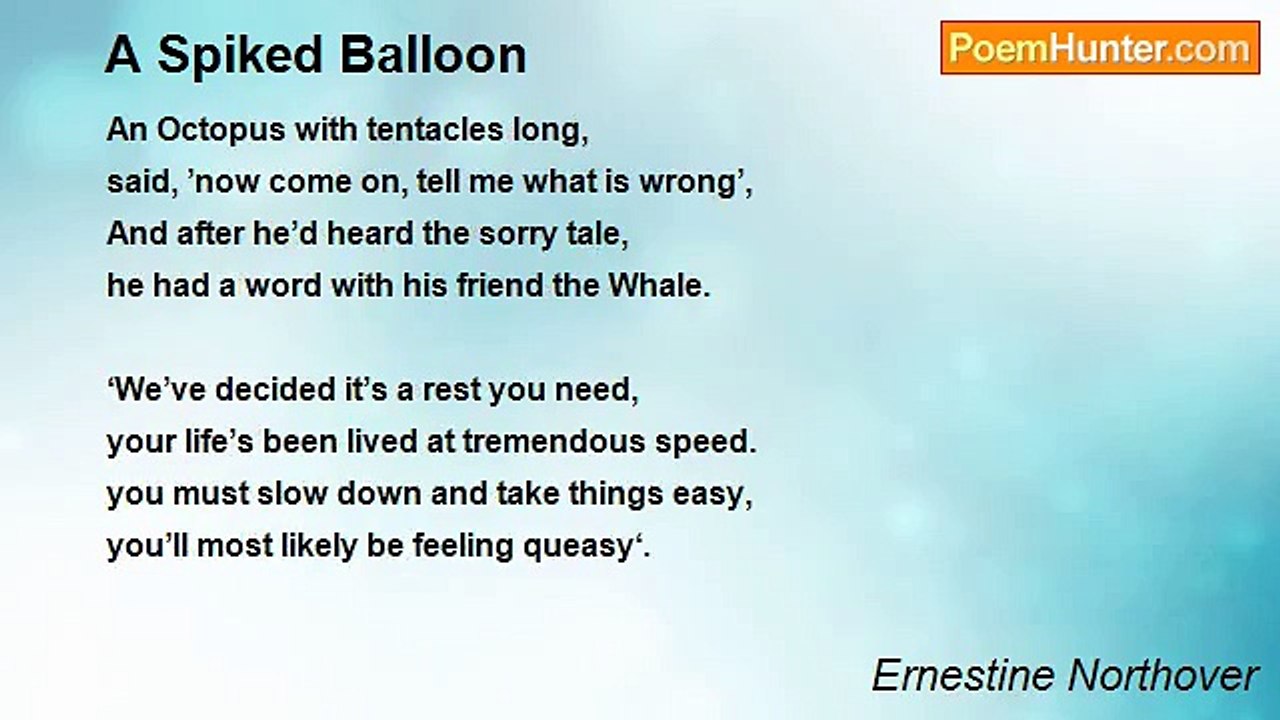 Ernestine Northover - A Spiked Balloon