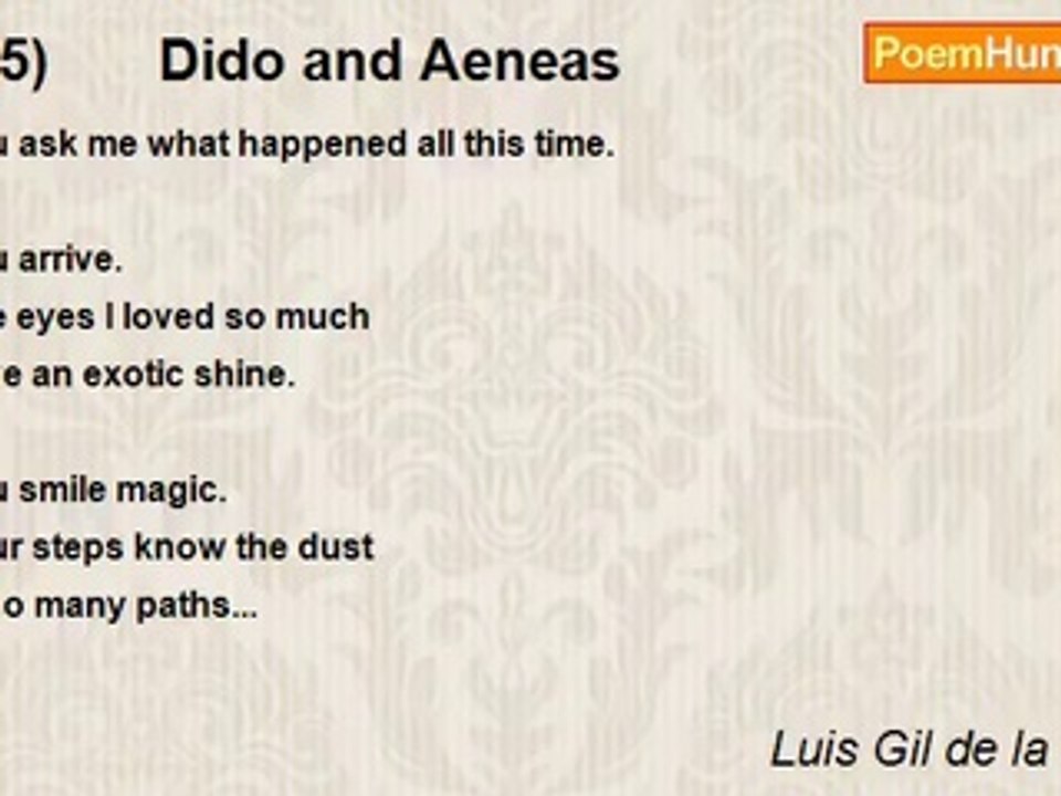 Luis Gil de la Puente - (((5)       Dido and Aeneas