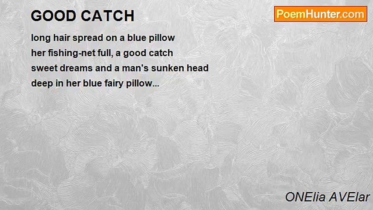 ONElia AVElar - GOOD CATCH