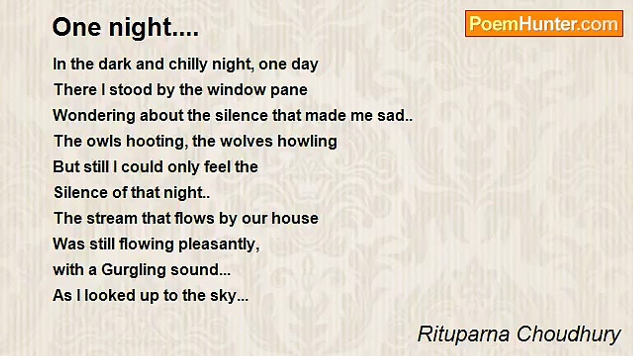 Rituparna Choudhury - One night....
