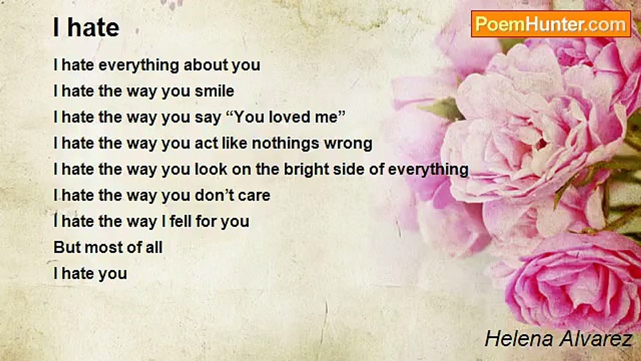Helena Alvarez - I hate
