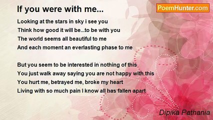 Dipika Pathania - If you were with me...