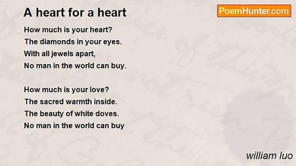 william luo - A heart for a heart