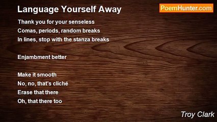 Troy Clark - Language Yourself Away