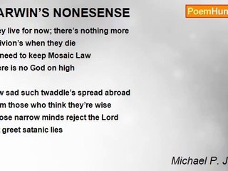 Michael P. Johnson - DARWIN’S NONESENSE